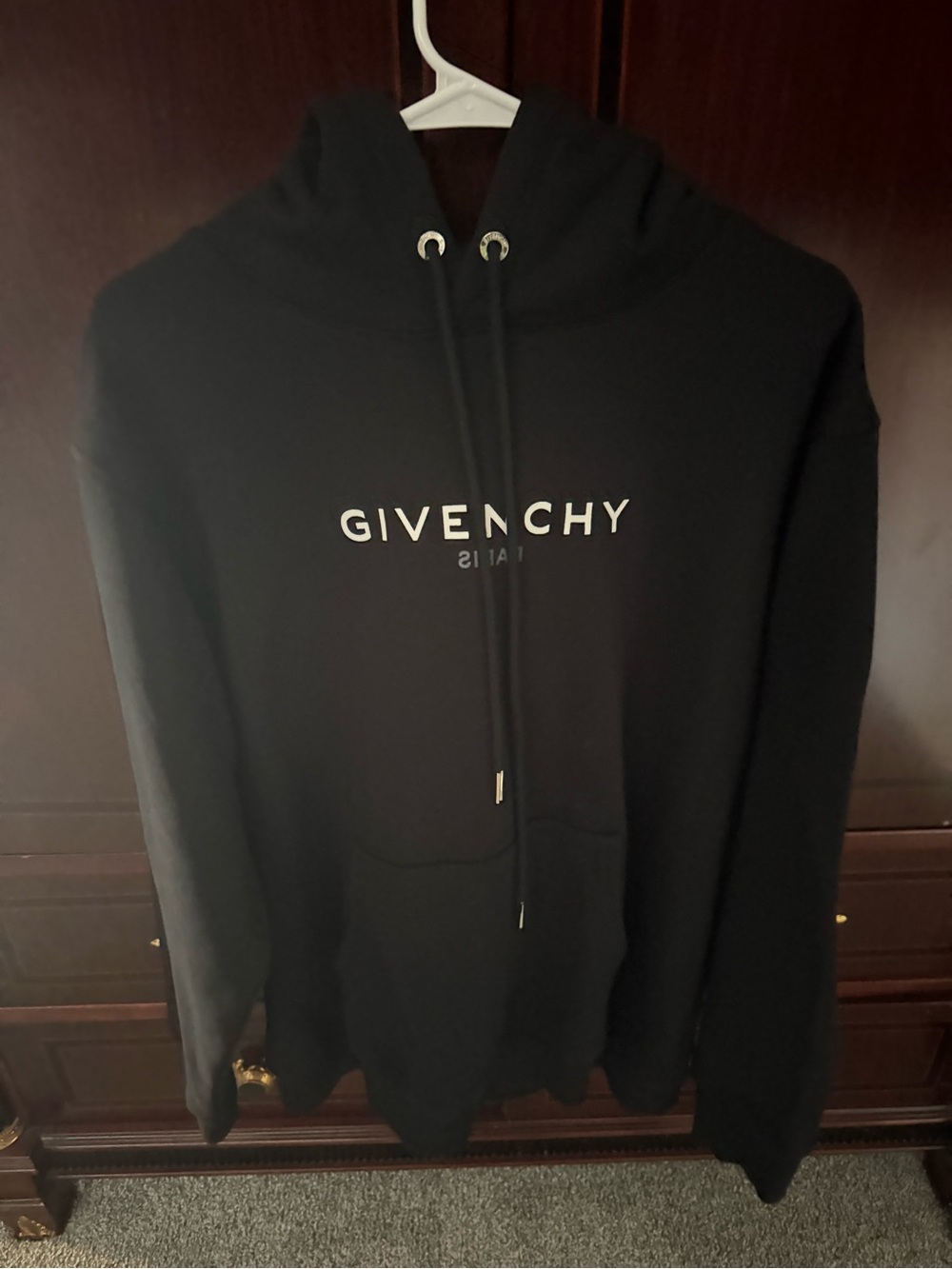 Givenchy Black Sweatshirt with White Logo